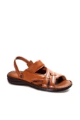 Hakiki Deri  Erkek Klasik Sandalet 952MA710 - 8