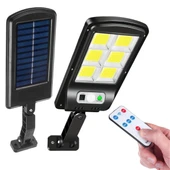 FX-027 Güneş Enerjili Solar Lamba Hareket Sensörlü 120 LED Uzaktan Kumandalı - 1