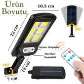 FX-027 Güneş Enerjili Solar Lamba Hareket Sensörlü 120 LED Uzaktan Kumandalı - 3