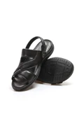 Hakiki Deri  Erkek Klasik Sandalet 952MA710 - 5