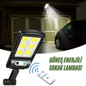 FX-027 Güneş Enerjili Solar Lamba Hareket Sensörlü 120 LED Uzaktan Kumandalı - 2