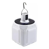 PT-2081 Solar Kamp Lambası, Katlanabilir USB Şarjlı Güneş Enerjili Kamp Lambası 60 Smd LED 1000 Lümen - 1