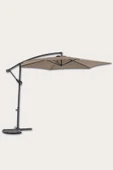 Sunfun Parasol Şemsiye Kahverengi - Çap: 300 cm - 14 kg - Eğilebilme Özelliği - Ayak Çapı: 48 cm - Polyester - 1