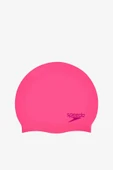 SPEEDO Plaın Moud Sılc Cap Çocuk Pembe Yüzücü Bonesi 8-7099016979 - 2