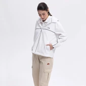 Ellesse Kadın Kırık Beyaz Yağmurluk EF100 - 1