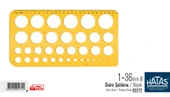 Hatas 2272 | Daire Şablonu 1-36 mm Büyük - 4