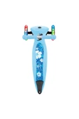 Globber Junior Fantasy Katlanabilir Işıklı Scooter - Pastel Mavi - 6