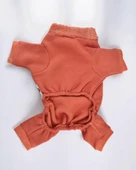 Puanti Kalın Penye Köpek Tulum Pijama - 7