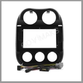JEEP COMPAS 2010-2016 UYUMLU ÇERÇEVE 10''  SİYAH ANDROID MULTİMEDYA ÇERÇEVESİ - SOKET+CANBUS thumbnail 1