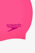 SPEEDO Plaın Moud Sılc Cap Çocuk Pembe Yüzücü Bonesi 8-7099016979 - 3
