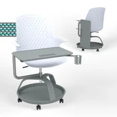 Sona 360 Yazı Tablalı Mobil Eğitim Sandalyesi - 1