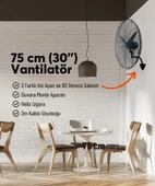 Xonect Profesyonel Sanayi Tipi Vantilatör 75 CM (30 İnç)  Yüksek Performanslı Soğutma  XDF30 thumbnail 4