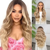 Kumral Balköpüğü Ombre ve Röfleli Tül Peruk thumbnail 1