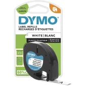 Dymo Letratag Orijinal Plastik Şerit Etiket 12mmx4m - 6