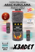 Mikrofiber Oto Kurulama Bezi Büyük Boy 50/70 Cm 3 ADET - 1