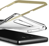 Verus Samsung Galaxy Note 8 Kılıf Crystal Bumper Series - Shine Gold - 2