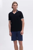 Ellesse Erkek Polo Yaka Siyah Tişört EM491 - 4