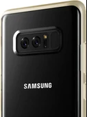 Verus Samsung Galaxy Note 8 Kılıf Crystal Bumper Series - Shine Gold - 3