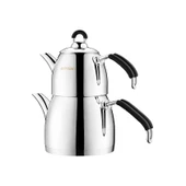 Emsan Mina Mini Çaydanlık Takımı Siyah - 1