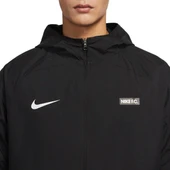Nike DH9642-010 Kapüşonlu Erkek Futbol Mont - 4