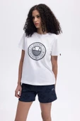Ellesse Erkek Yuvarlak Yaka Beyaz Tişört EF444 - 2