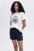 Ellesse Erkek Yuvarlak Yaka Beyaz Tişört EF444 - 6