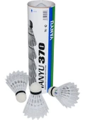 Yanyu BAD-370 Beyaz 6'lı Plastik Badminton Topu - 1