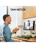 Logitech BRIO 100 Full HD 1080p Gizlilik Kapaklı Mikrofonlu Web Kamerası - Siyah thumbnail 2