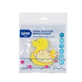 Wee Baby Doğal Selülozik Banyo Süngeri - SARI - 2