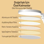 Masa Lambası Şarjlı Gece Lambası Dokunmatik 3 Renk Telefon Tutucu Kademeli Çalışma Okuma Işığı 10w thumbnail 8