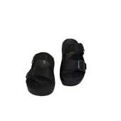 Pierre Cardin 7408 Siyah Çift Tokalı Yumuşak Taban Erkek Terlik - 9
