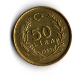 T.C. 50 Lira 1989 (mp1921) thumbnail 2
