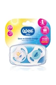 Wee Baby 2'li Gece Gündüz Emzik No:1 (Saklama Kabı Hediyeli) - MAVİ - 5