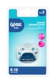 Wee Baby Desenli Damaklı Emzik No:2 - MAVİ - 1