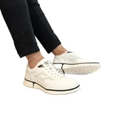 Voyager m184 Beyaz Renk Full Hakiki Deri Erkek Spor Ayakkabı - 4