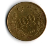 T.C. 100 Lira 1989 (mp1926) - 2
