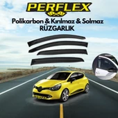 Perflex Polikarbon Kırılmaz Rüzgarlık V2 Mugen Renault Clio 4 2013-2019 - 1