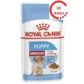 Royal Canin Medium Puppy Köpek Yaş Maması 140gr x 10 Adet - 1