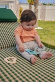 Yıldız Desenli Bebek Diş Kaşıyıcı Ekru - 3