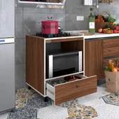 Kenzlife ocak dolabı piraye cvz 85*70*60 XLARGE çekmeceli hazır mutfak ankastre gömme ocak için thumbnail 1