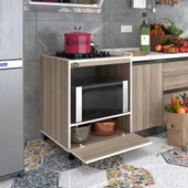 Kenzlife ocak dolabı şehrazat crd 85*70*60 XLARGE kapaklı hazır mutfak ankastre gömme ocak için - 1