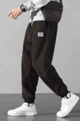 STORE Erkek Polar Kumaş Oversize Erkek Eşofman altı - 9