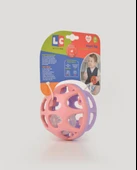 Pembe Lila Neşeli Top Çıngırak - 3