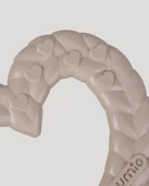 Kalp Desenli Bebek Diş Kaşıyıcı Ekru thumbnail 2