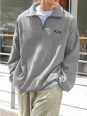 Erkek Polar Oversize Sweatshirt Polar Sweatshirt - 7