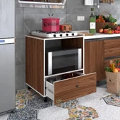 Kenzlife ocak dolabı nevresel cvz 85*70*60 XLARGE çekmeceli hazır mutfak klasik setüstü ocak için sabit tabla thumbnail 1