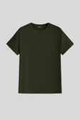 Erkek %100 Pamuk Slim Fit Dar Kesim Bisiklet Yaka BasicTişört BASIC-TSHIRT - 5