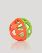 Turuncu Yeşil Neşeli Top Çıngırak thumbnail 2