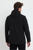 Store Erkek Polar Softshell Mont Su Geçirmez 3 Cepli Outdoor Spor Ceket - 5