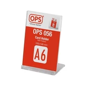 OPS 056 KART TUTUCU A6 ŞEFFAF - 1